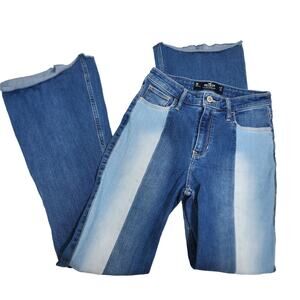 Hollister High Rise Vintage Flare Block Color Jeans Size 5R